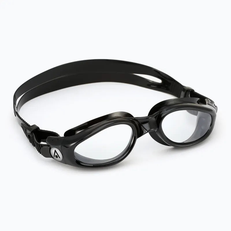 Aqua Sphere Kaiman A1 Swim Goggles - Transparent Frame & Clear Lens for Swimming, Snorkeling & Water Sports