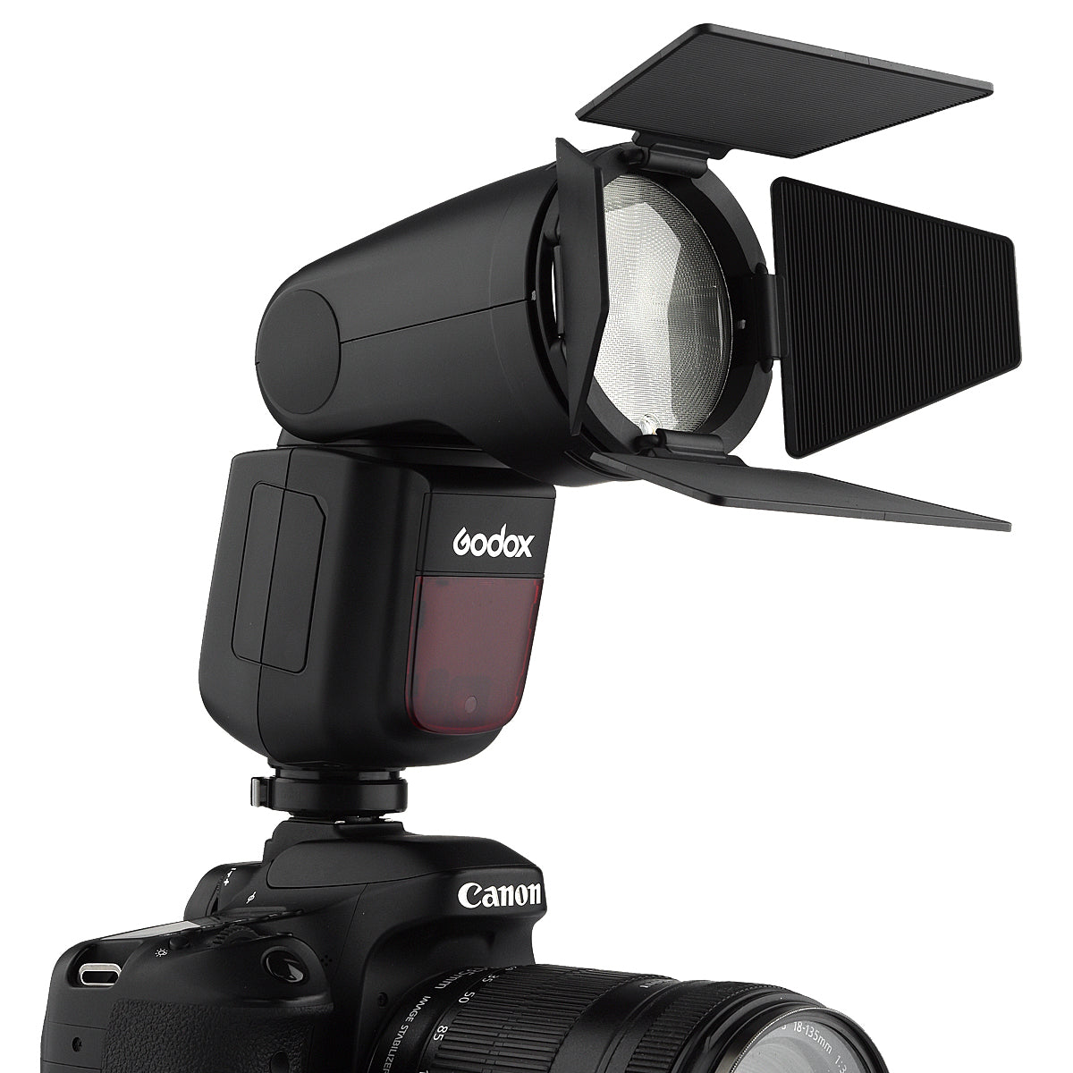 Canon V1 Round Head Speedlite Flash with Accessory Kit - Professional DSLR Camera Lighting for Portraits, Events & Studio Photography