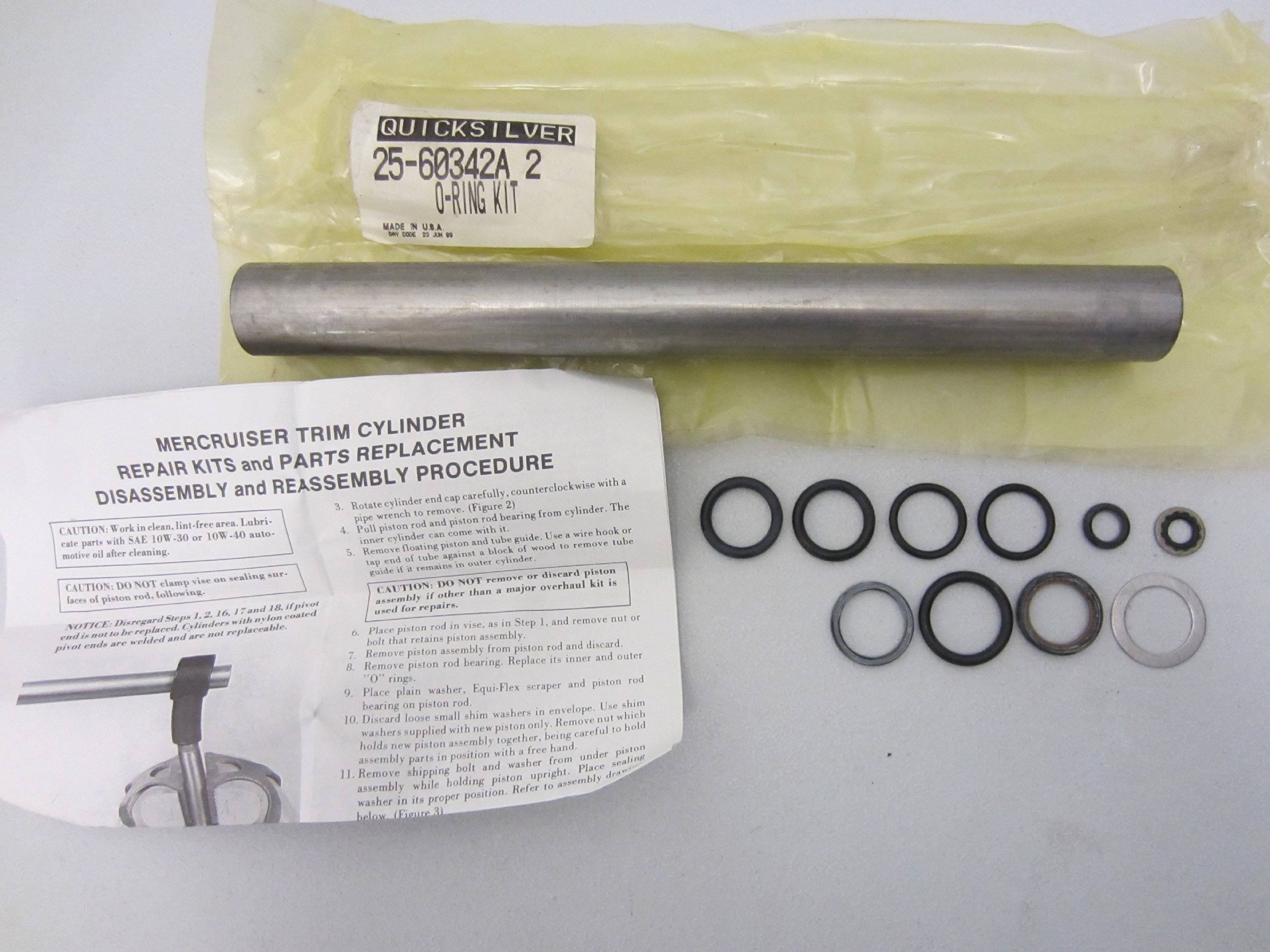Premium Mercury O-Ring Kit - High-Quality Sealing Rings for Plumbing, Automotive & Industrial Use - Durable Leak-Proof Gaskets for Pipes, Valves & Hydraulic Systems
