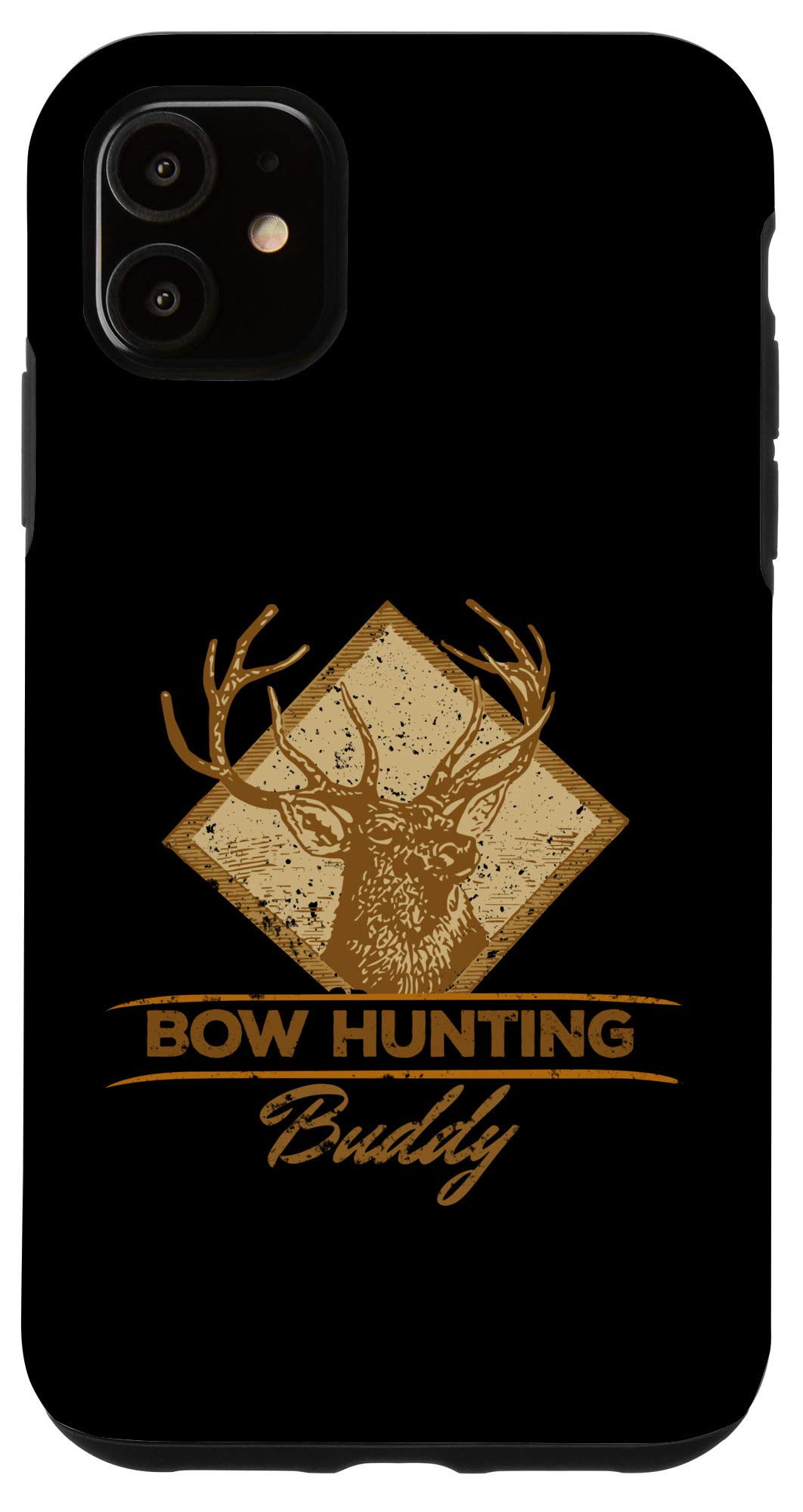 Vintage Deer Hunting iPhone 11 Case - Perfect Outdoor Archery Gift for Bow Hunting Enthusiasts | Ideal for Hunting Trips, Camping & Outdoor Adventures
