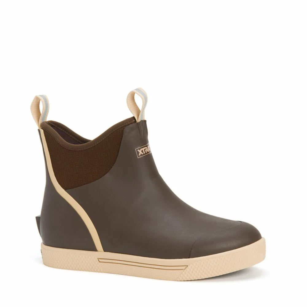 6 Wheelhouse Ankle Deck Boots for Men - Waterproof Work Boots with Slip-Resistant Sole - Perfect for Construction, Hiking & Outdoor Activities