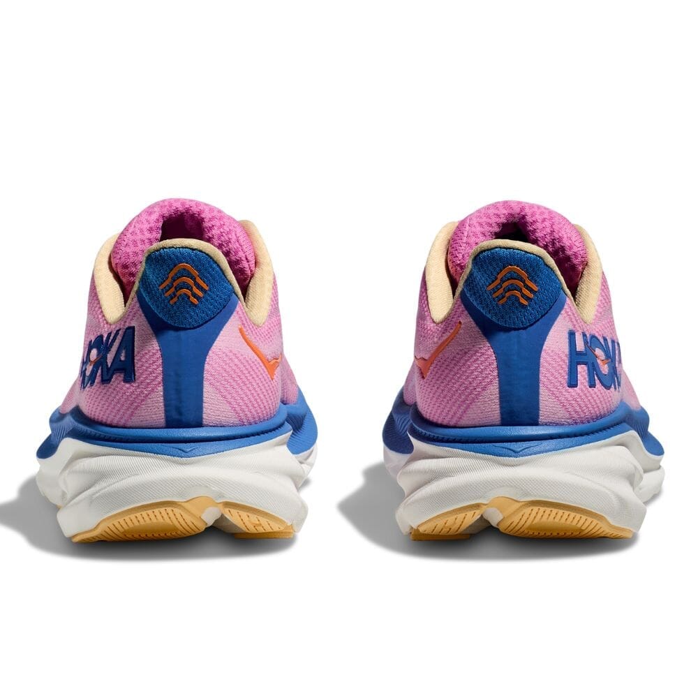 Hoka Women's Clifton 9 Wide Running Shoes - Lightweight Cushioned Sneakers for Road Running, Jogging & Walking - Comfortable Athletic Shoes for Women with Arch Support
