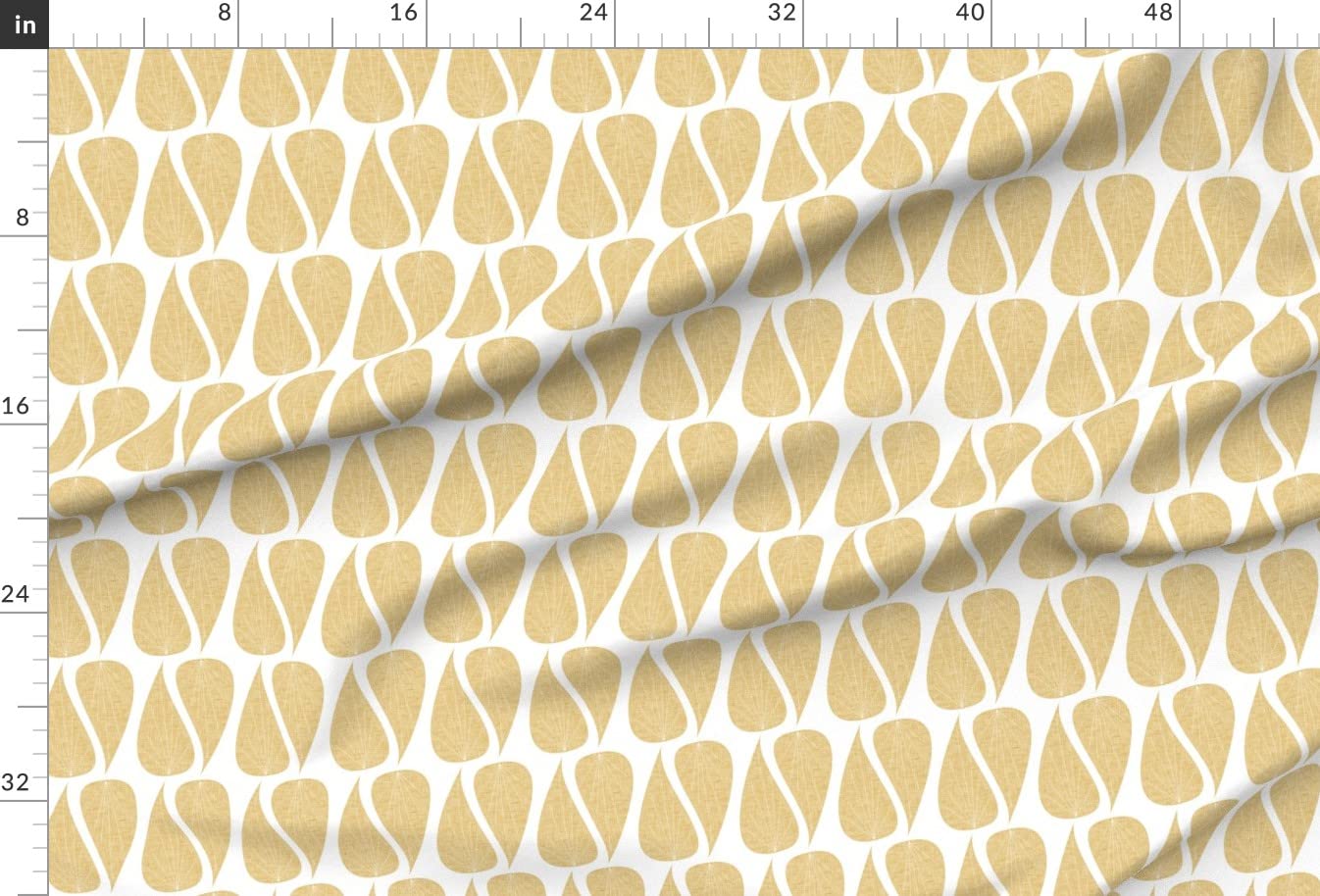 Leaves Geometric Abstract Mindful Pattern Printed Minky Fabric by The Yard - Soft Baby Blanket Material, Quilt Backing & Plush Toy Fabric for Sewing, DIY Crafts & Home Decor