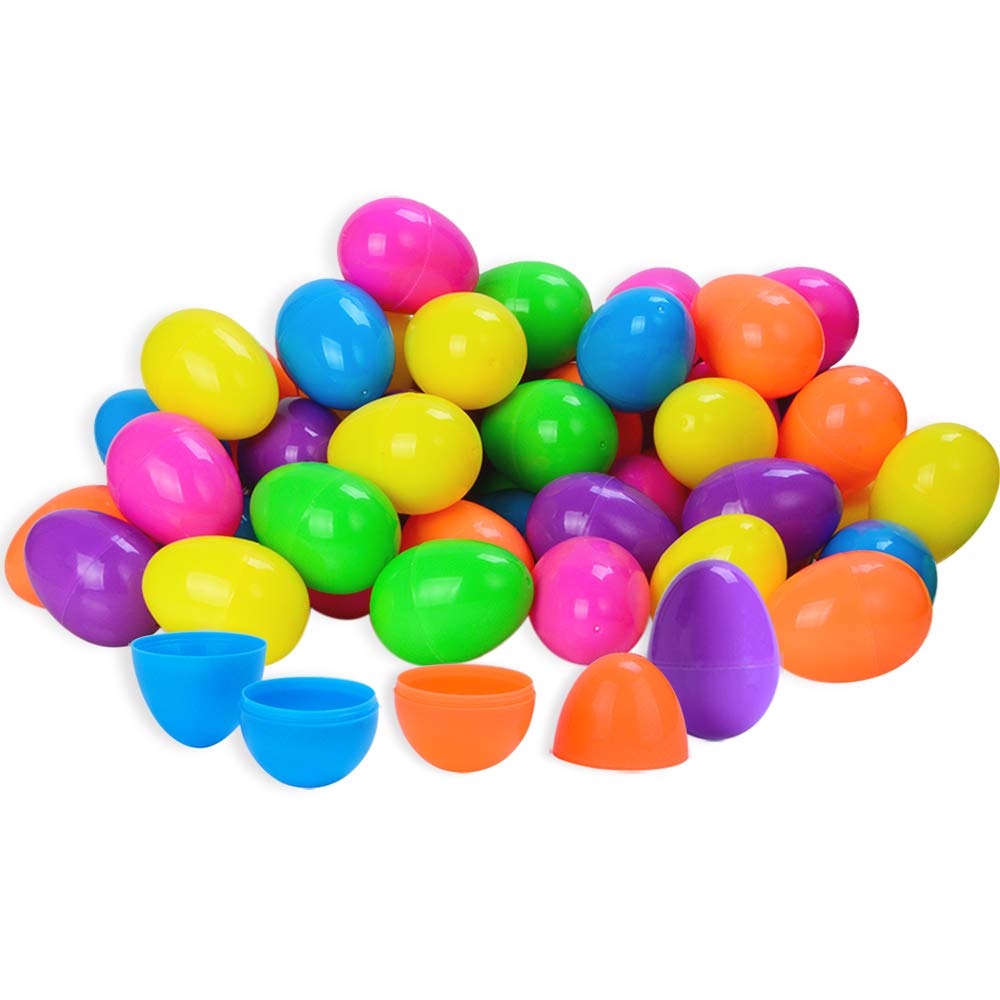 50 PCS Colorful Plastic Easter Eggs (2.52