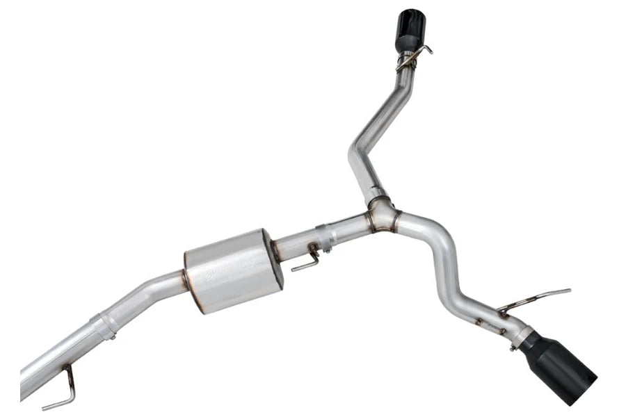 AWE Tread Edition Cat Back Dual Exhaust System with Diamond Black Tips for Jeep Gladiator JT 3.6L - Enhanced Performance & Aggressive Sound for Off-Road Adventures