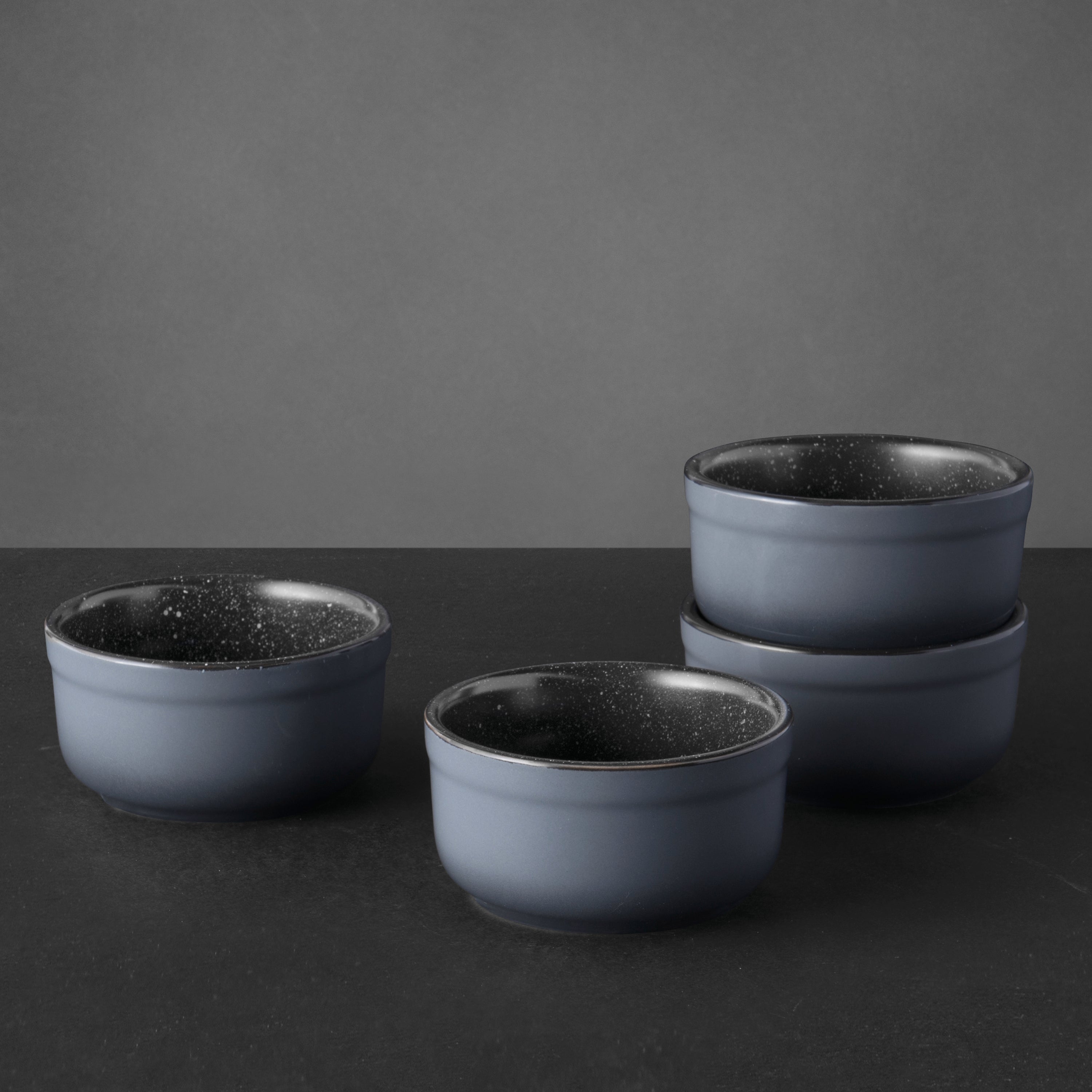 BergHOFF GEM 6-Piece Stoneware Dinner Set - Oven & Microwave Safe Ceramic Plates & Bowls for Everyday Dining & Entertaining