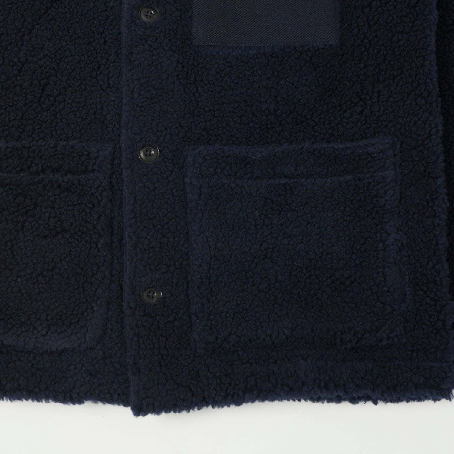 Hartford 'Utility' Fleece Jacket for Men & Women - Warm Navy Blue Winter Coat for Outdoor Activities, Hiking & Casual Wear