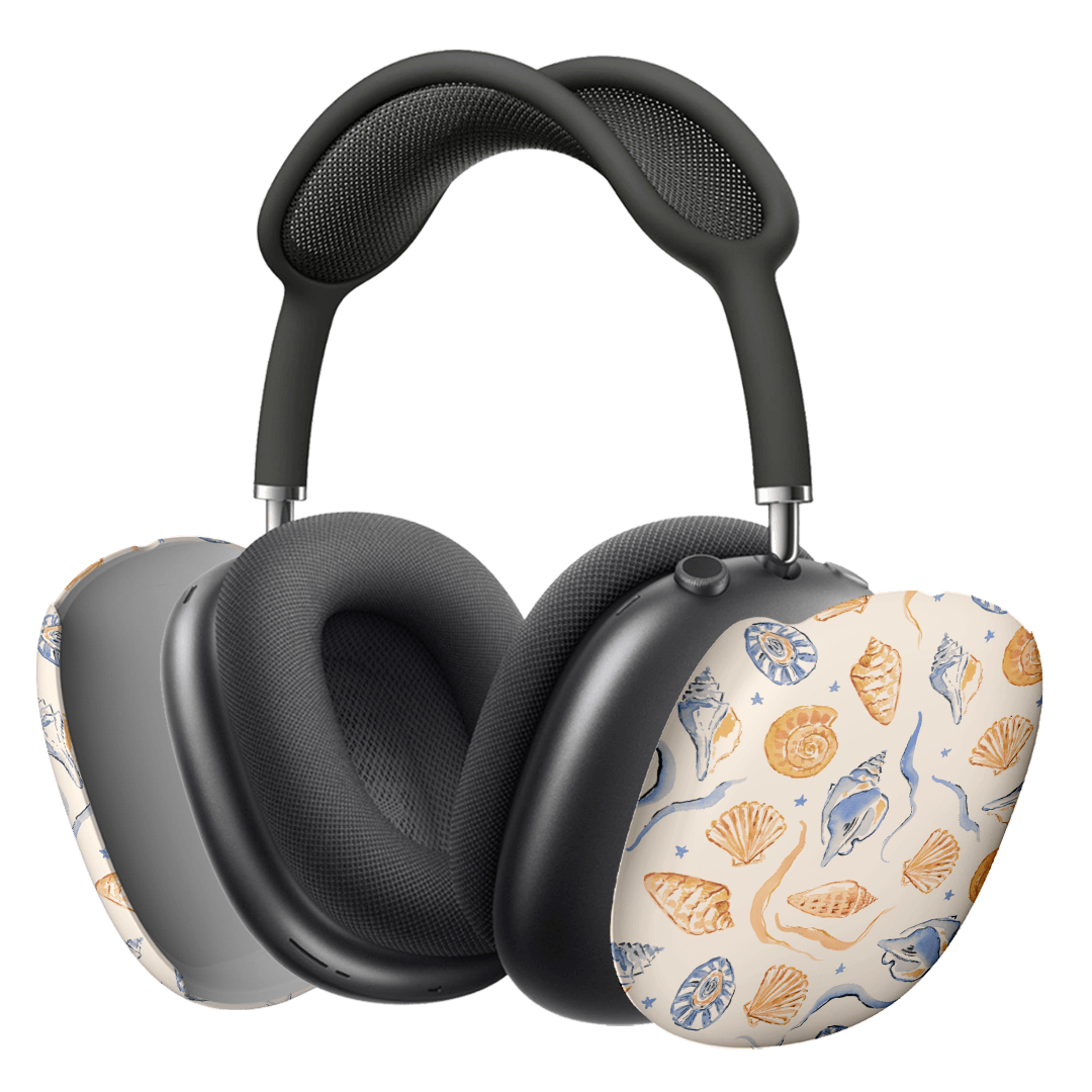 Premium AirPods Max Case with Shell & Swirl Design - Durable Protective Cover for Travel, Work & Daily Use - Compatible with Apple AirPods Max Headphones