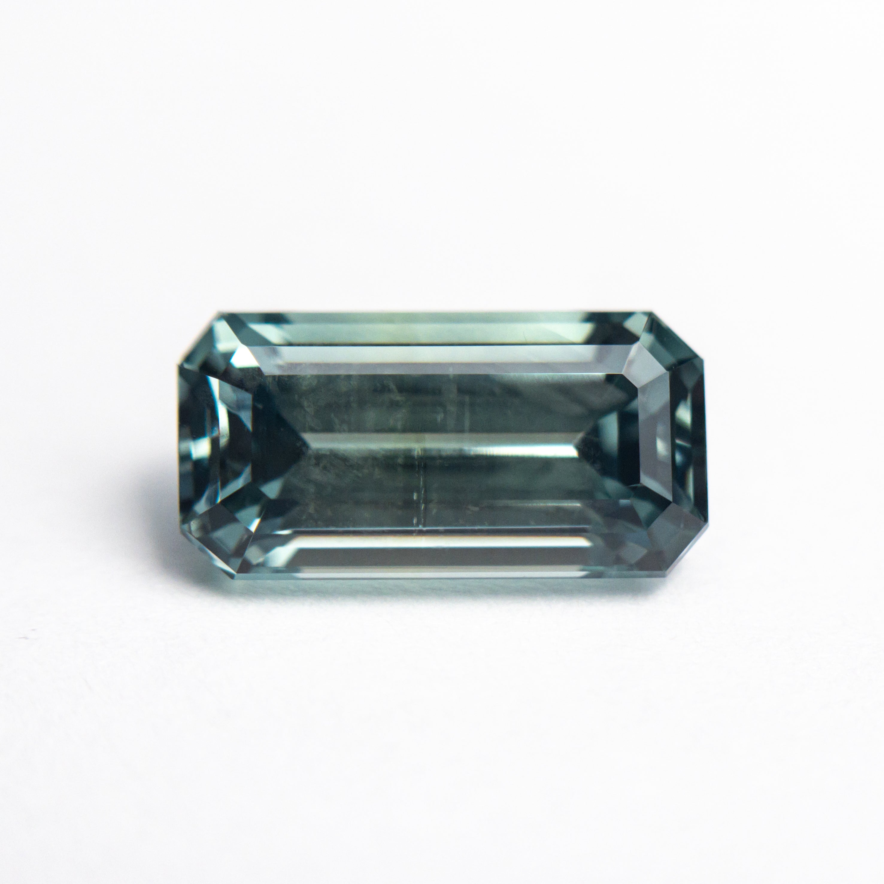 3.59ct Natural Blue Sapphire Gemstone - 11.04x5.67x5.03mm Step Cut Rectangle with Cut Corners for Engagement Rings & Fine Jewelry Making