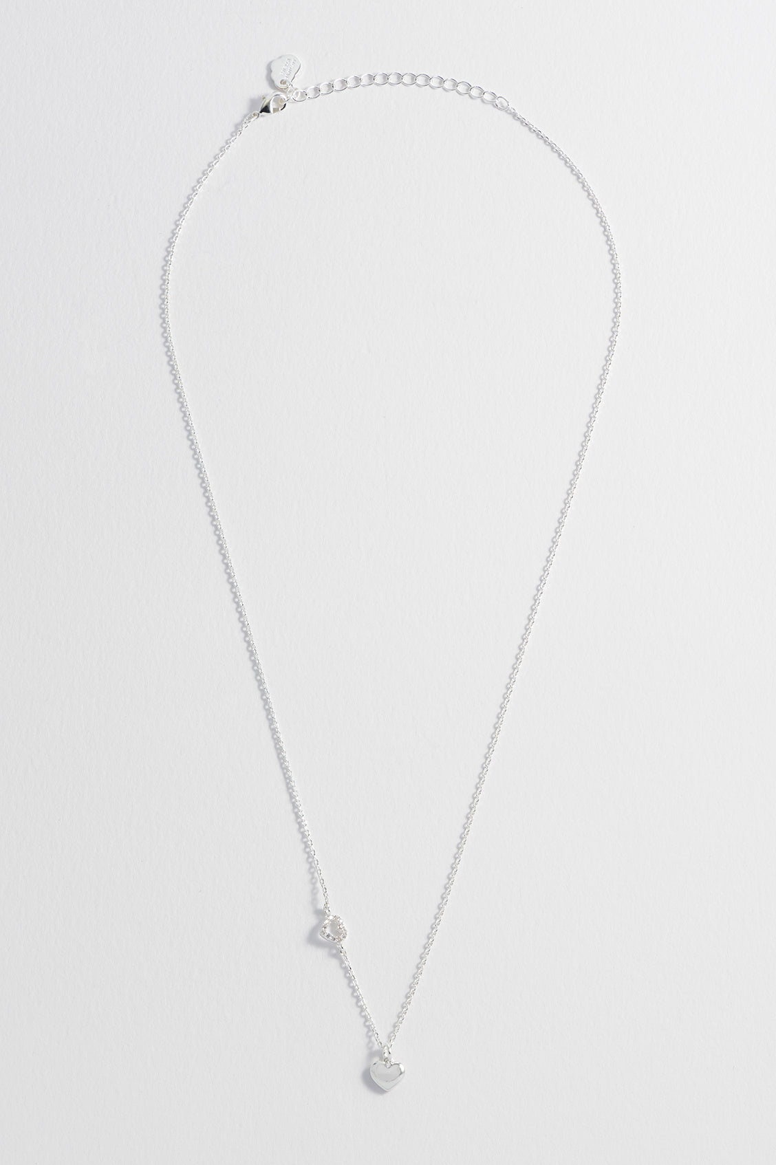 Open Heart CZ Charm Necklace - Elegant Cubic Zirconia Pendant for Women - Perfect for Valentine's Day, Anniversary & Romantic Gifts