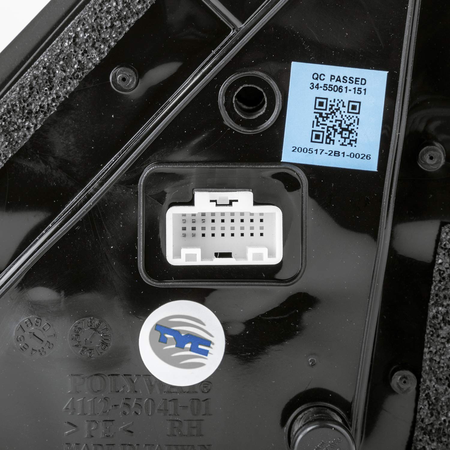 TYC 5330341 Right Side Non-Heated Replacement Mirror for Toyota Tundra - Perfect for Truck Repair & Maintenance