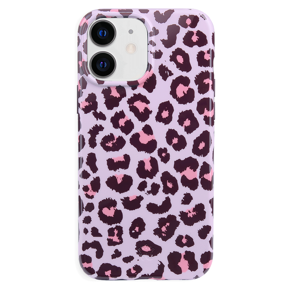 Stylish Pink Leopard Print iPhone Case - Trendy Protective Cover for iPhone Models | Perfect Gift for Women & Girls | Great for Everyday Use, Travel & Fashion Accessories