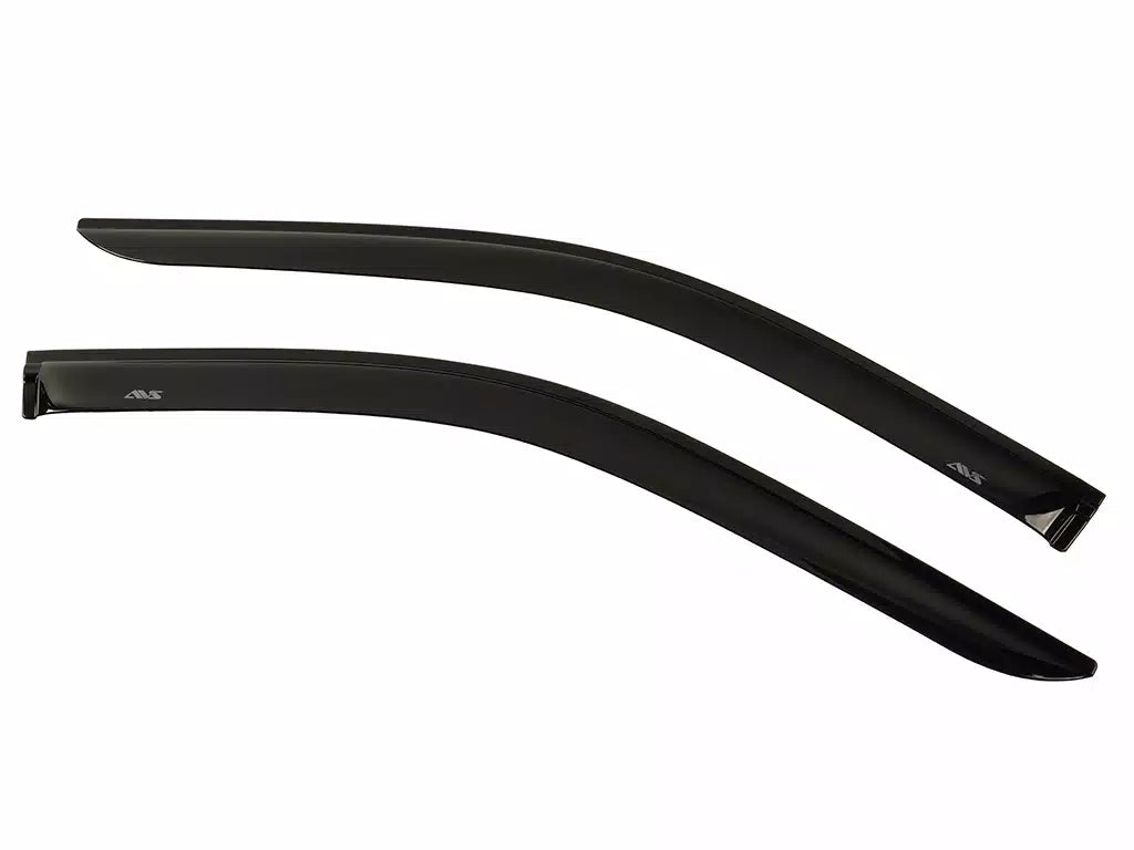 AVS Ventvisor Outside Mount Window Deflectors (2-Piece Set, Smoke) - Compatible with Dodge Challenger 2008-2023 Models - Rain Protection & Improved Airflow for Driving Comfort