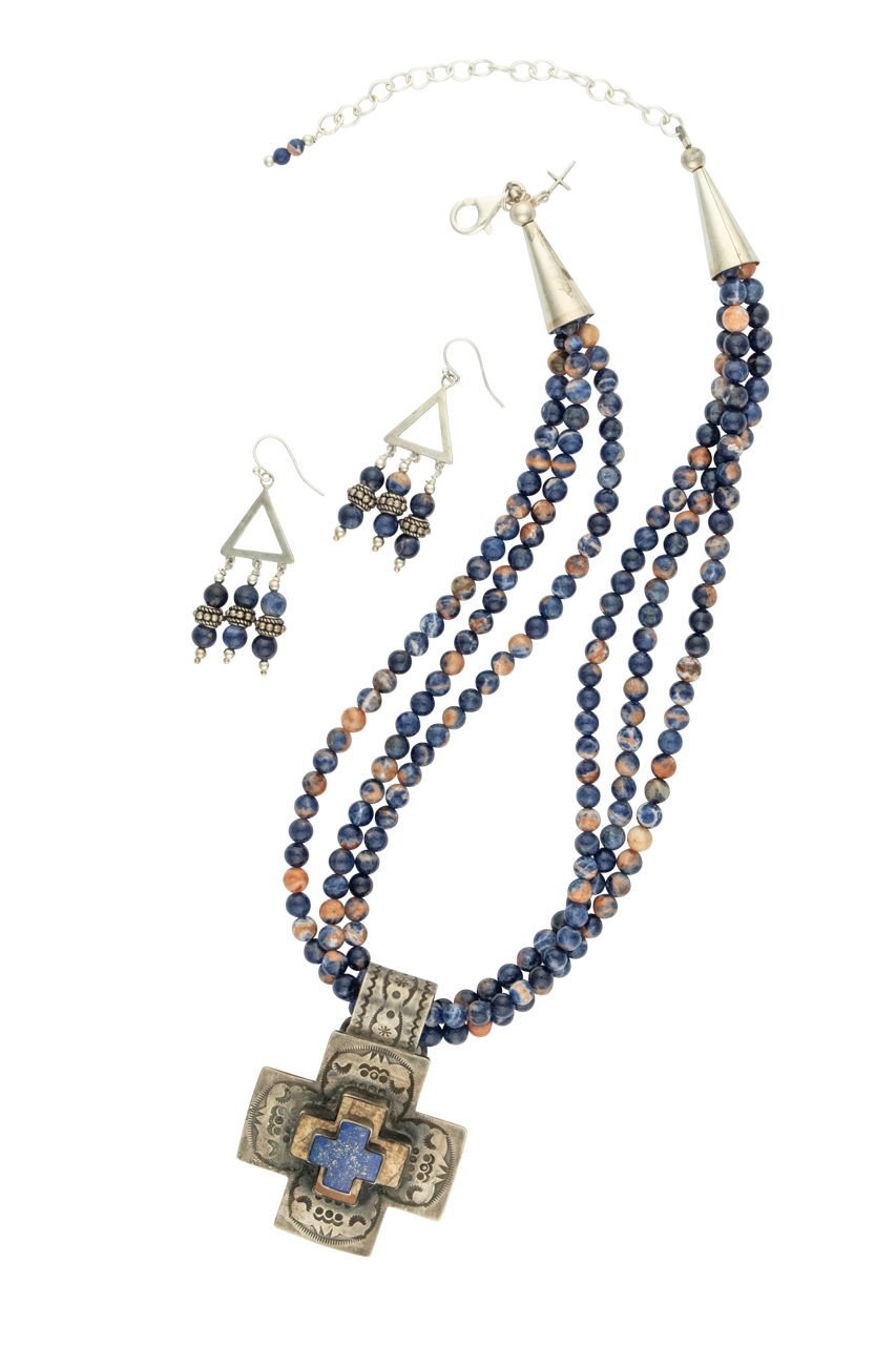 Dan Dodson Jasper Necklace Set - Handmade Sweet Tea Jewelry for Women | Perfect for Casual Wear, Boho Outfits & Gift Giving