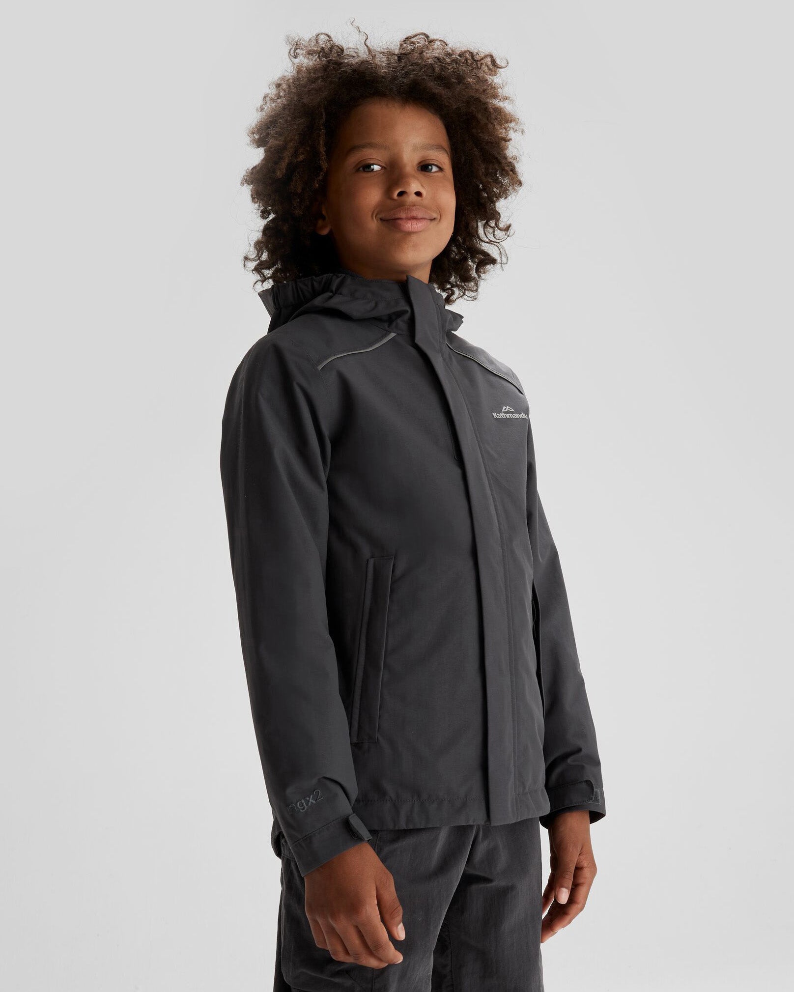 Andulo Boys' 2-Layer Waterproof Rain Jacket for Kids - Lightweight & Breathable for Outdoor Play, School & Hiking