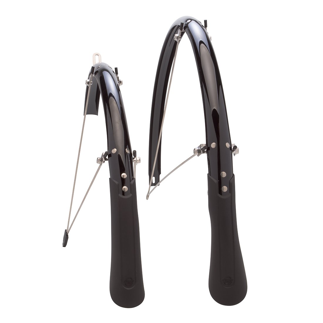 Planet Bike Cascadia 700c x 35mm Bicycle Fenders - Waterproof Mud Guards for Road & Hybrid Bikes - Perfect for Commuting & Rainy Day Cycling