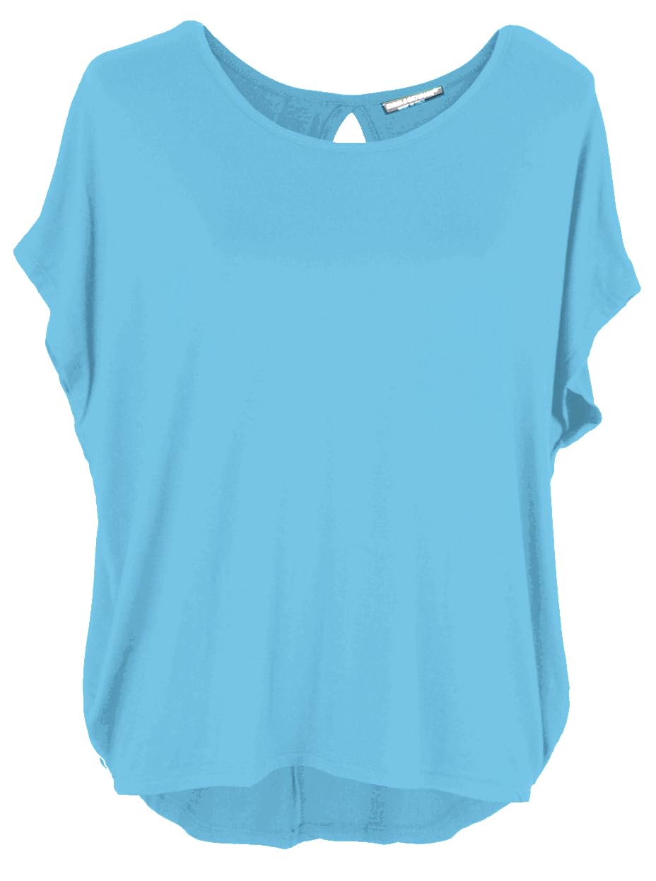 Emma & Giovanni - Women's Open Back Top/T-Shirt - Made in Italy - Perfect for Summer, Beach & Casual Outfits