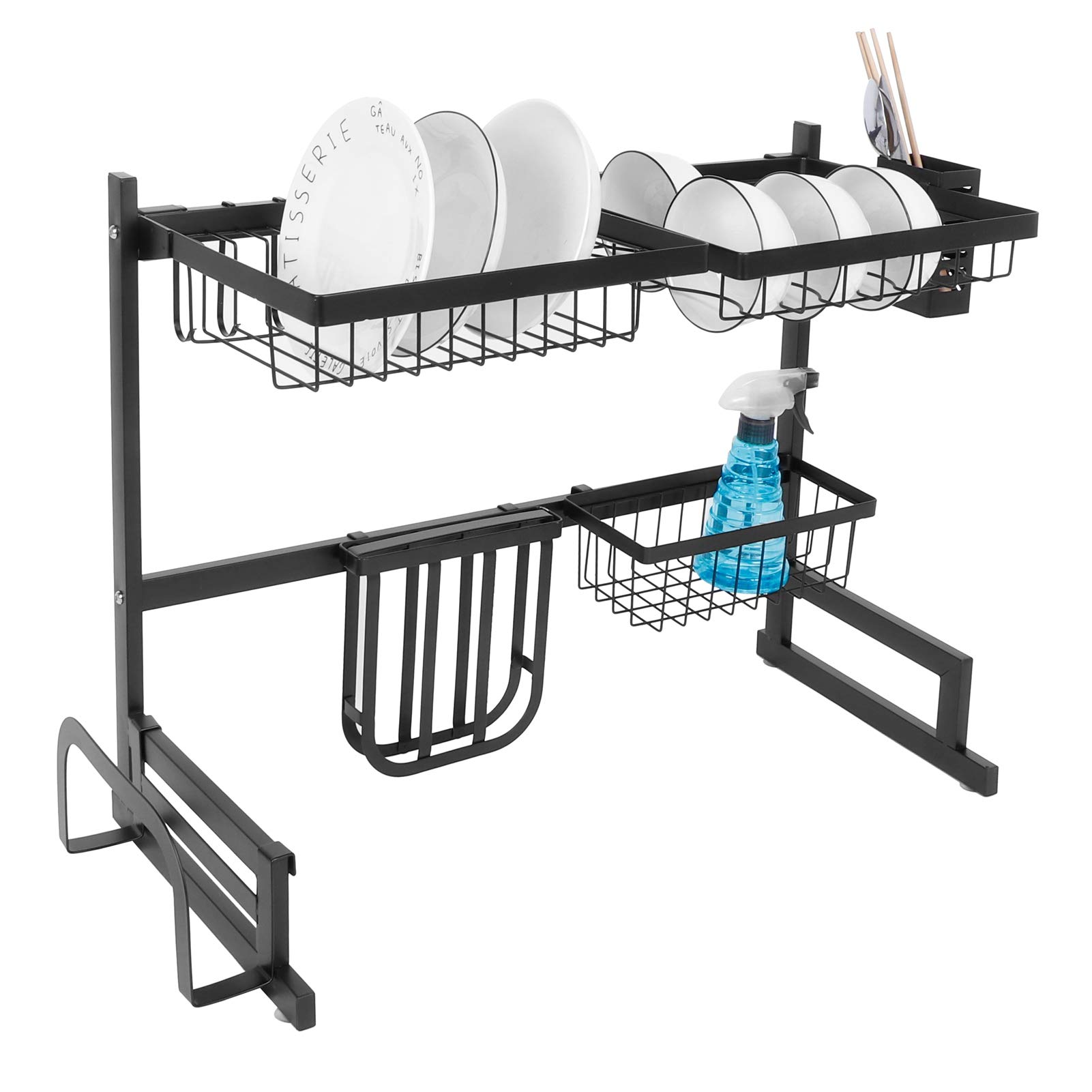 65cm Dish Drying Rack - Tableware Storage Shelf for Kitchen Sinks | Space-Saving Organizer