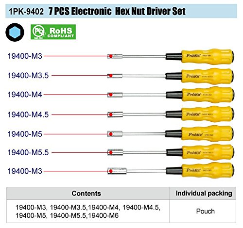 ProsKit 1PK-9402 Precision Screwdriver Set - 60-in-1 Multipurpose Electronics Repair Kit with Magnetic Tips for iPhone, MacBook, PC, Laptop, Smartphone, Watch & Small Appliances - Perfect for DIY & Professional Technicians