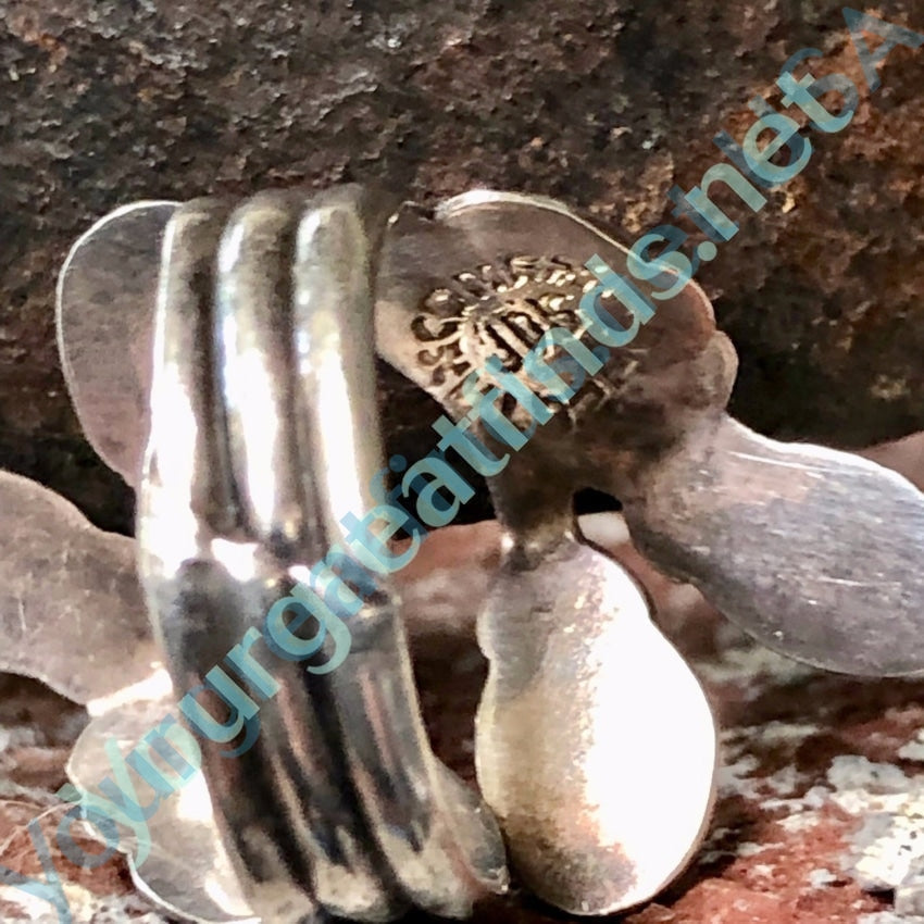 Authentic Taxco Mexico Sterling Silver Bypass Ring - Elegant Handmade Jewelry for Women, Perfect for Weddings, Anniversaries & Special Occasions