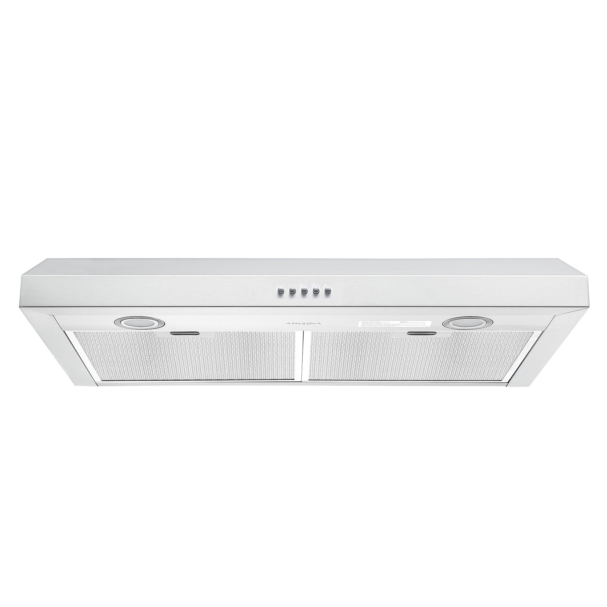 30-Inch Slim Convertible Under Cabinet Range Hood - Stainless Steel Kitchen Vent Hood for Smoke & Odor Removal - Perfect for Small Kitchens & Apartments