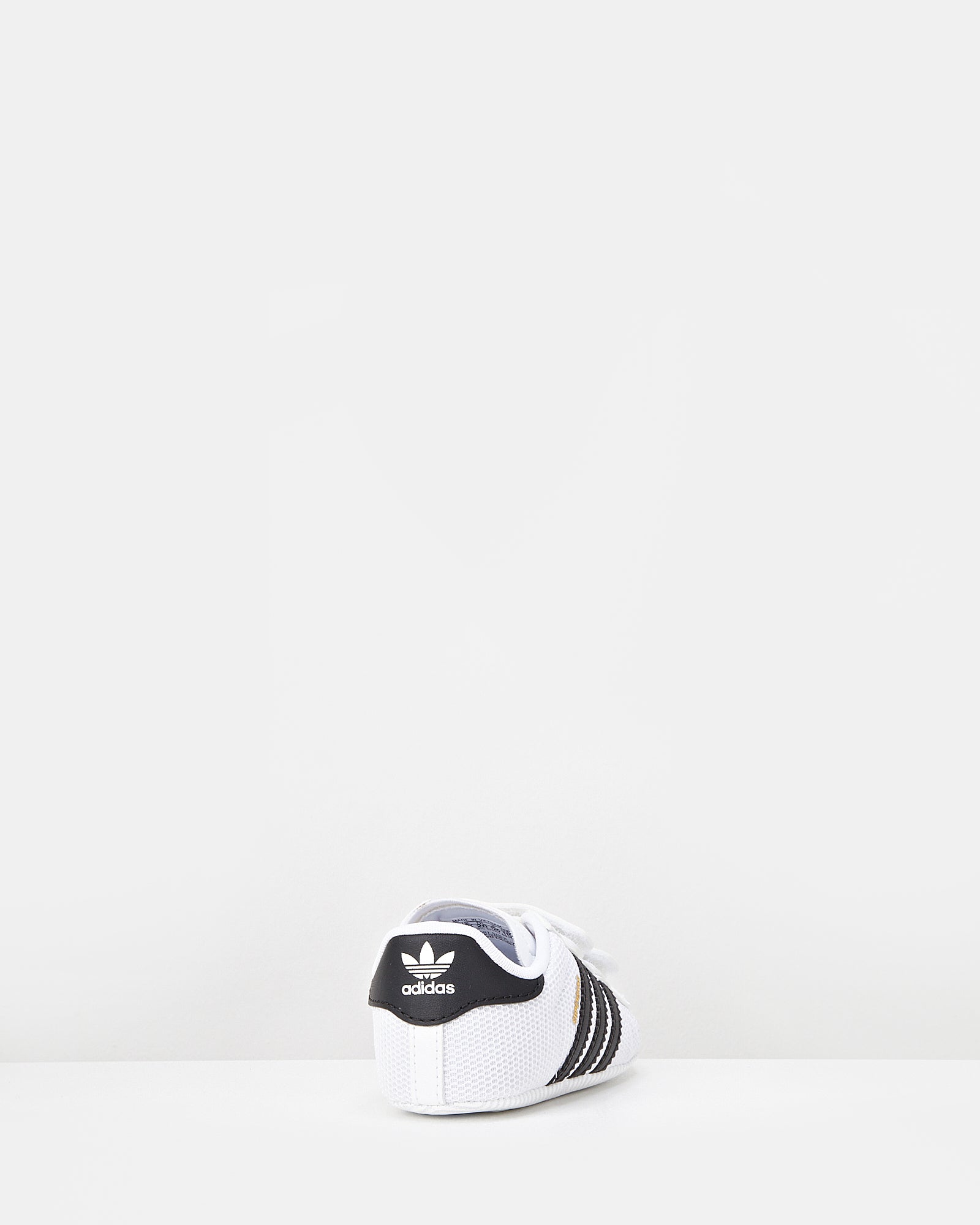 Adidas Superstar Crib Shoes for Babies - White/Black - Comfortable Infant Sneakers for Walking & Playtime - Perfect for First Steps, Daycare & Special Occasions