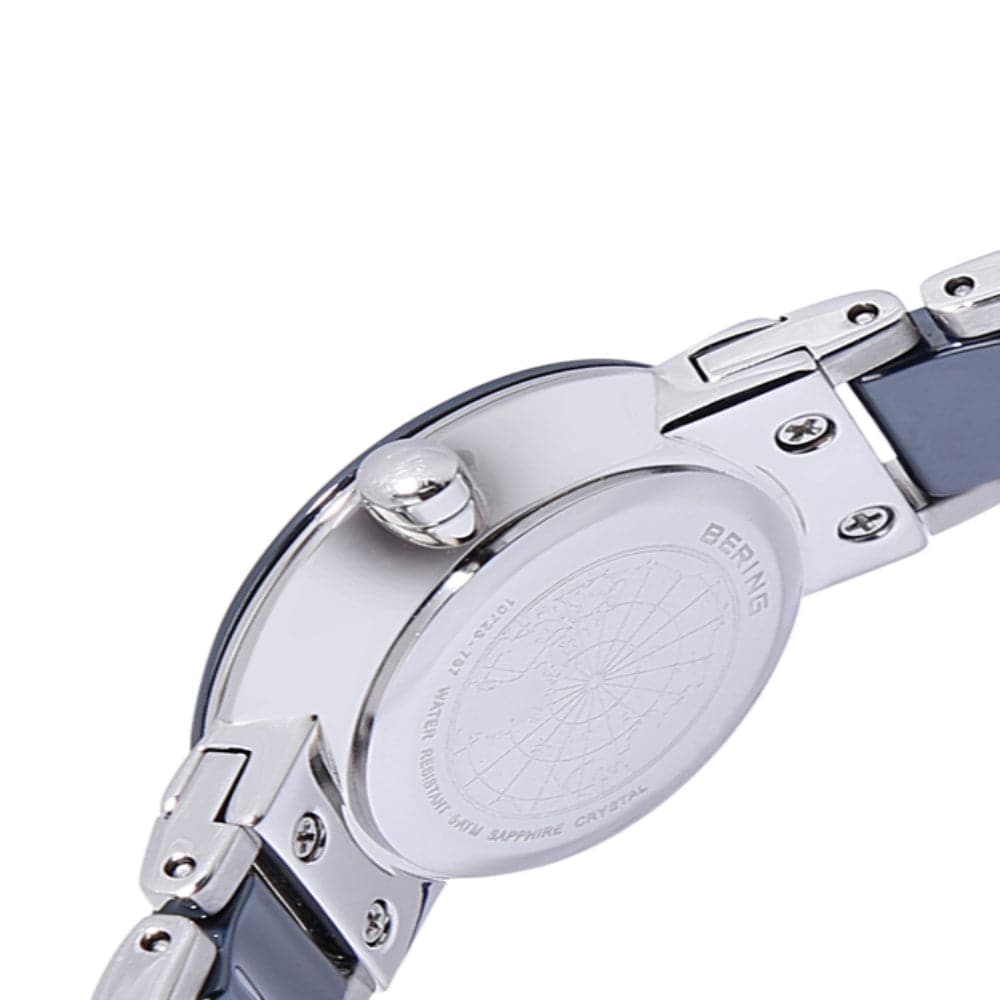 BERING 10725-787 Ceramic Women's Watch - Luxury Minimalist Timepiece for Everyday Wear & Special Occasions