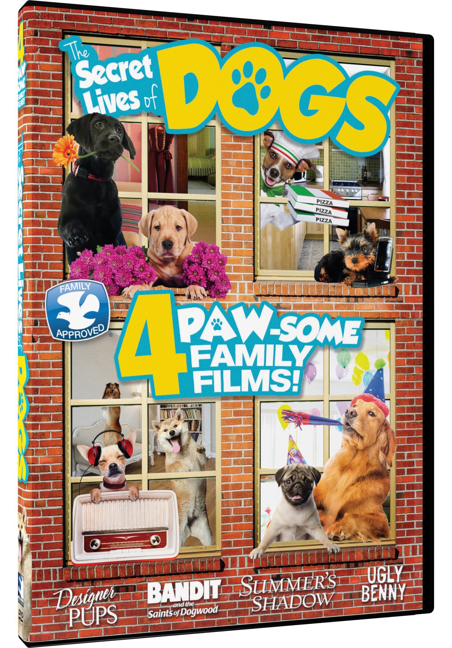 The Secret Lives of Dogs: 4 Heartwarming Dog Movies Collection for Family Movie Night | Summer's Shadow Adventure Film for Kids & Pet Lovers