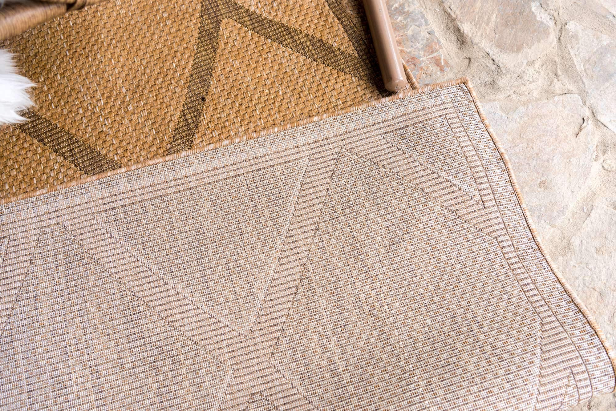 Unique Loom Outdoor Trellis Collection Diamond Pattern Area Rug - 9' x 12' 2