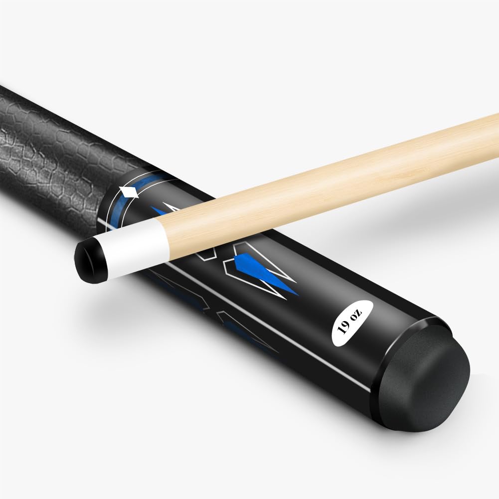 Premium Maple Wood Pool Cue Stick Set - 4 Professional 58