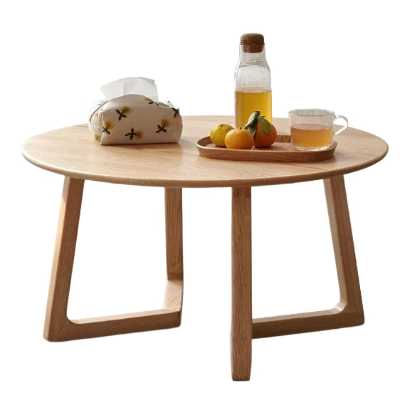 29.5x29.5x15.8 inch / 75x75x40сm / Natural wood color /oak coffee table