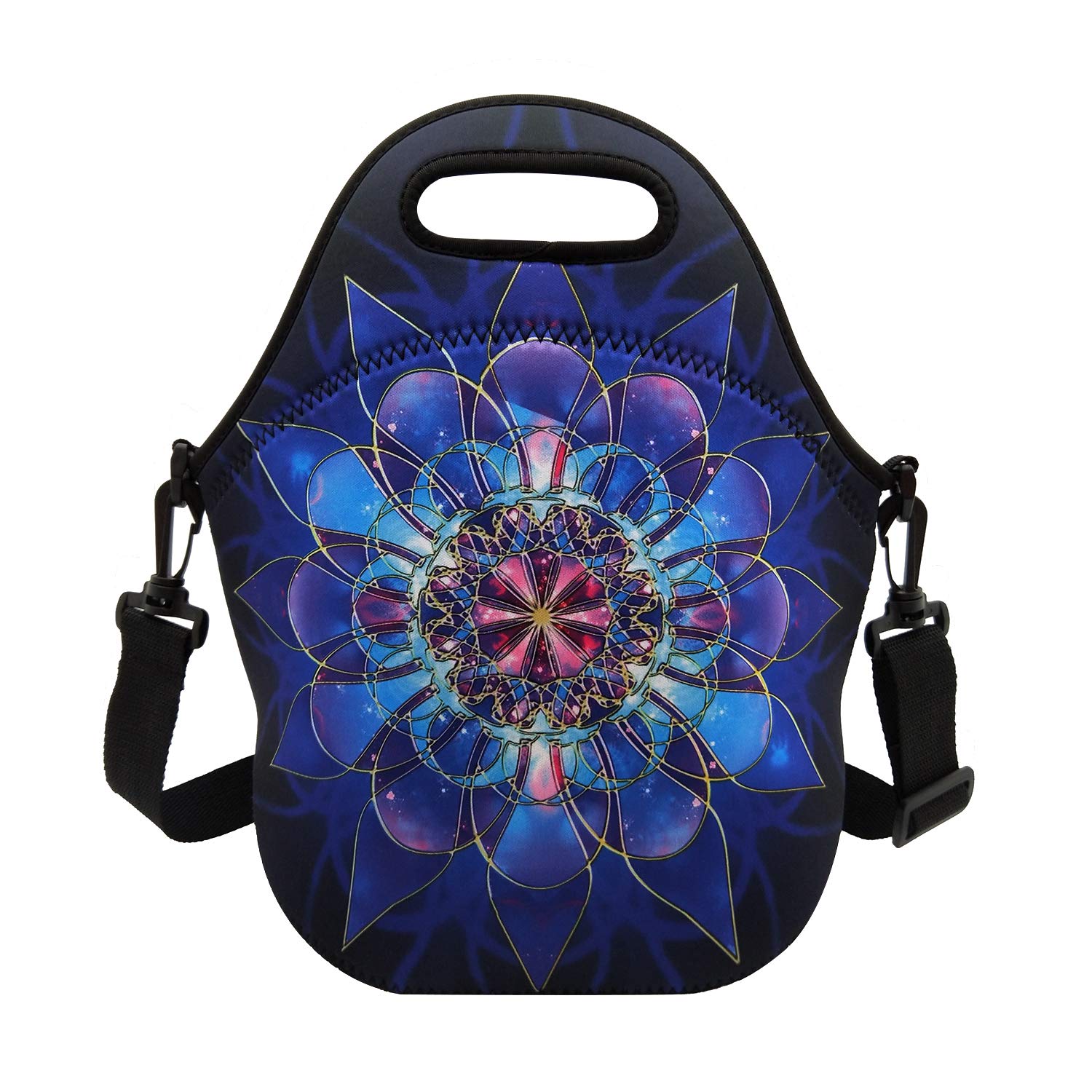 Insulated Neoprene Lunch Bag for Work & Travel - Blue