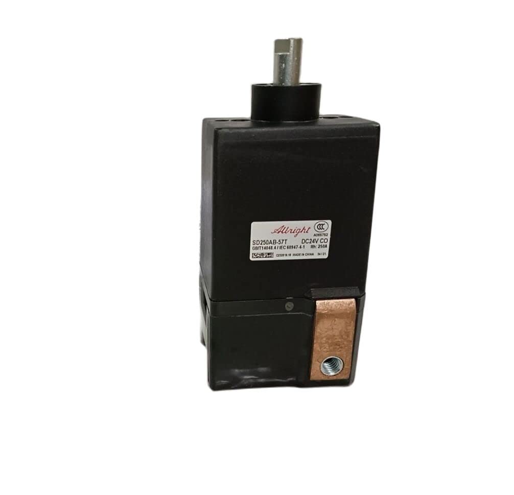 24V 250A Emergency Stop Switch SD250AB-57T - Manual Disconnect Safety Button for Forklifts, Pallet Trucks & Golf Carts - Heavy Duty On/Off Scram Switch for Industrial Equipment & Vehicle Safety Systems