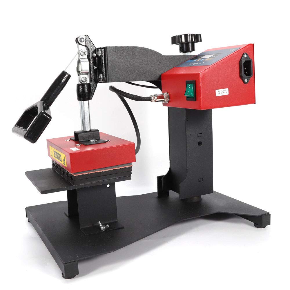 6PCS Manual Heat Press Machine for Ball-Point Pen Sublimation - 110V Logo Transfer Machine for 3D Printing, DIY Crafts & Custom Gifts (Perfect for Small Businesses & Home Crafting)