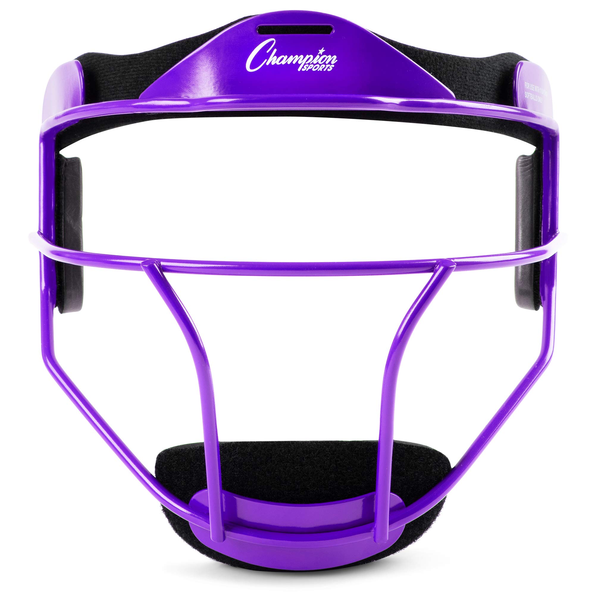 Champion Sports Steel Softball Face Mask for Adults - Durable Baseball Fielders Mask & Head Guard - Premium Protective Gear for Indoor/Outdoor Games - Ideal for Softball, Baseball & Training Practice