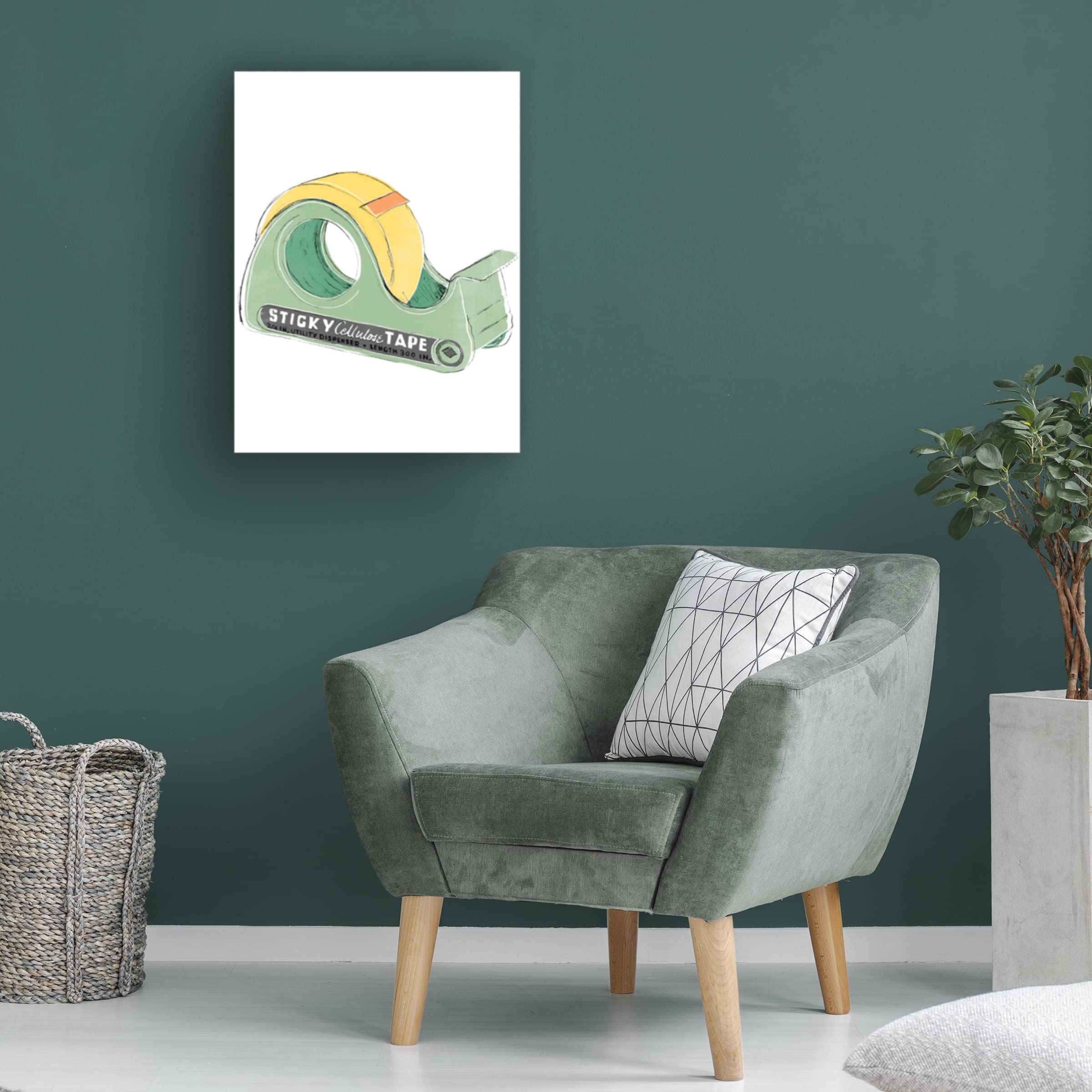 Trademark Fine Art 'School Days VI' Canvas Wall Art by June Erica Vess - Perfect for Home Decor, Office & Classroom Inspiration