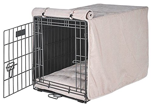 Luxury Dog Crate Cover for Small Dogs - Soft & Comfortable Blush Pink Pet Kennel Cover - Perfect for Home, Travel & Bedroom Decor