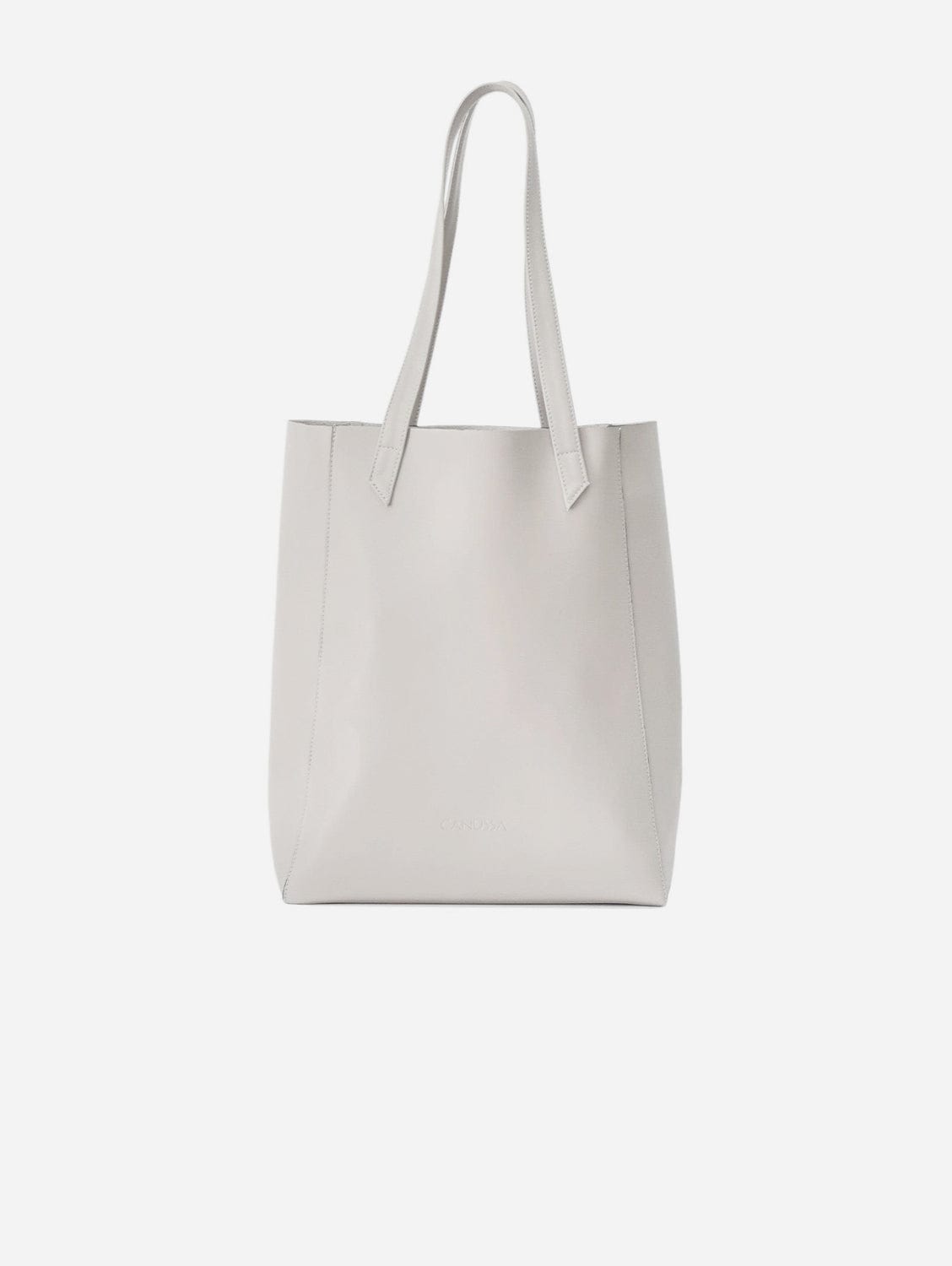 Vegan Leather Everyday Tote Bag for Women - Lightweight & Durable Stone Color Handbag | Perfect for Work, Shopping & Travel