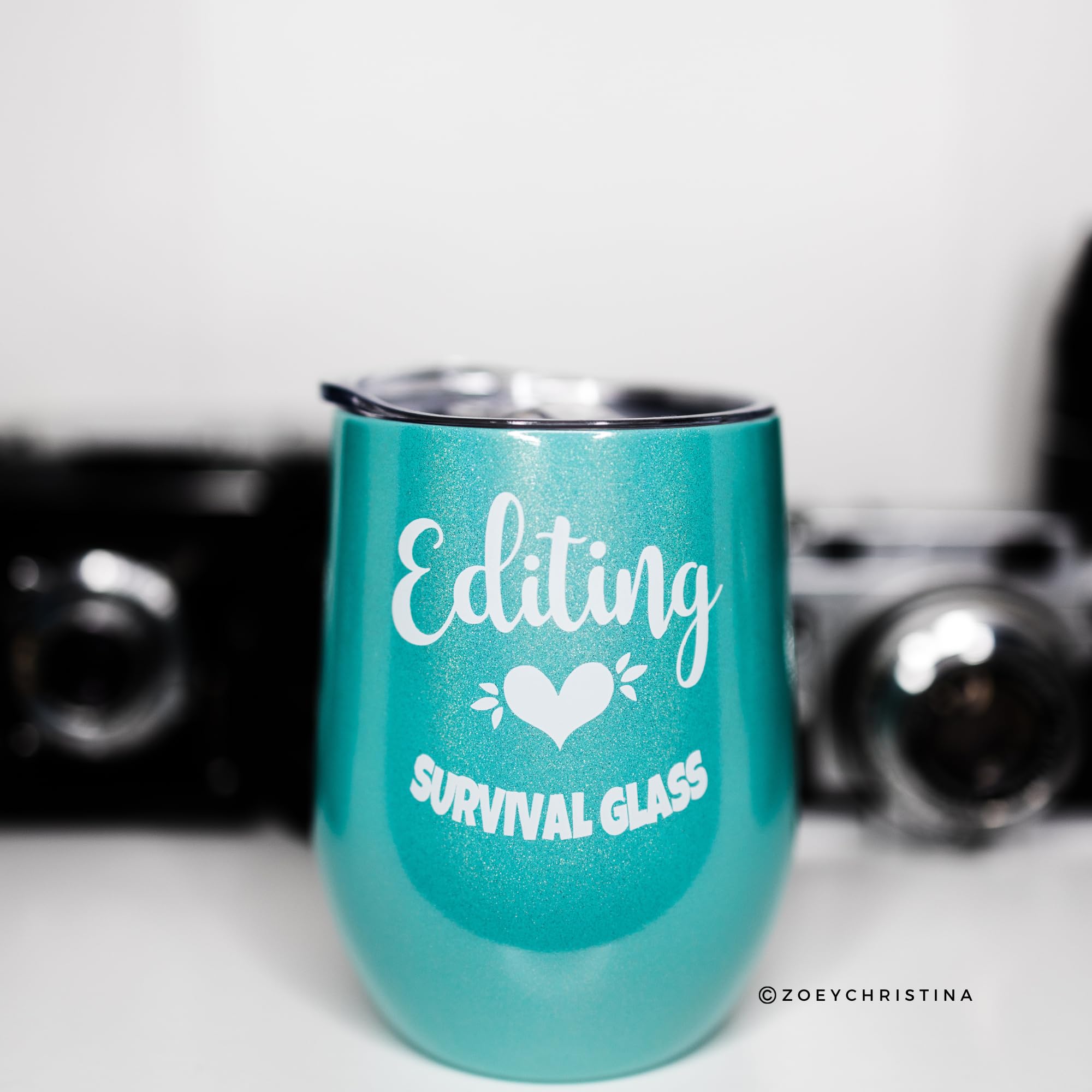 Funny Photography Gifts for Women - Editor & Photographer Accessories - Wine Glass Tumbler & Coffee Mug - Perfect for Photo Editing, Studio Work & Creative Professionals (Style 0251)