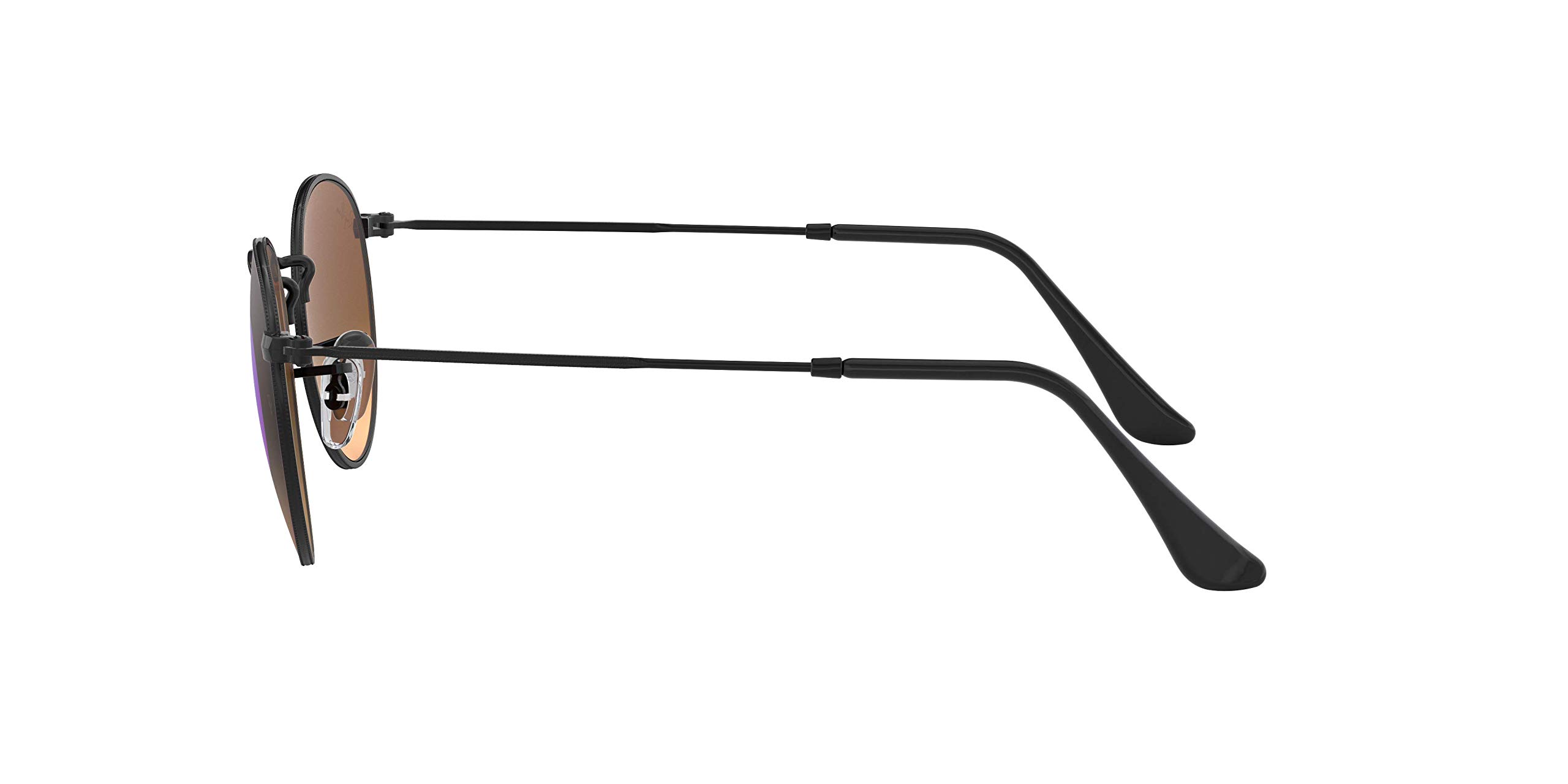 Ray-Ban RB3447 Round Metal Sunglasses for Men & Women - Classic Polarized UV Protection Aviator Shades for Driving, Travel & Outdoor Activities