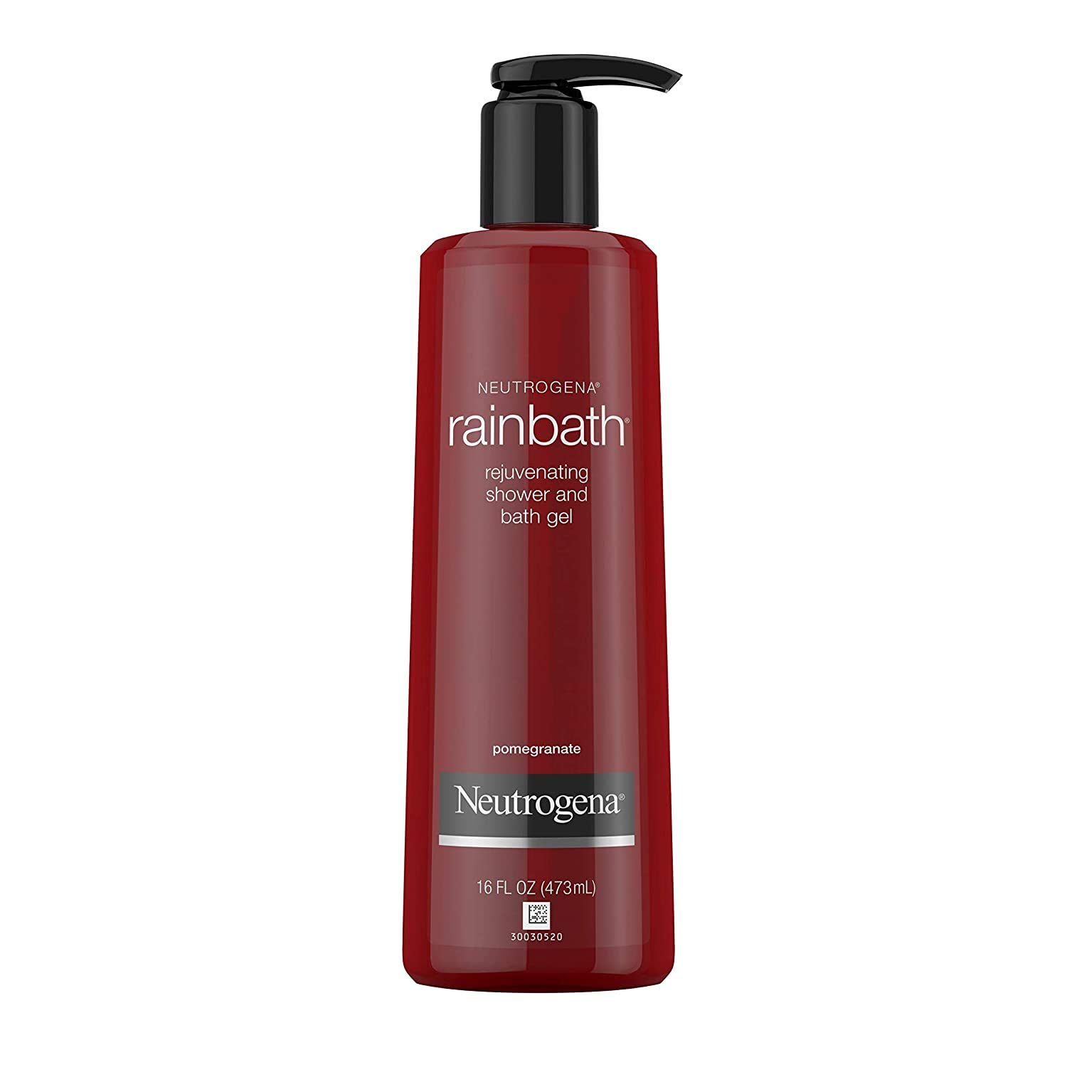 Neutrogena Rainbath Rejuvenating Shower & Bath Gel - Moisturizing Body Wash & Shaving Gel with Pomegranate Scent (16 fl oz) | Clean Rinsing Lather for Soft Skin | Perfect for Daily Shower, Relaxing Bath & Smooth Shaving