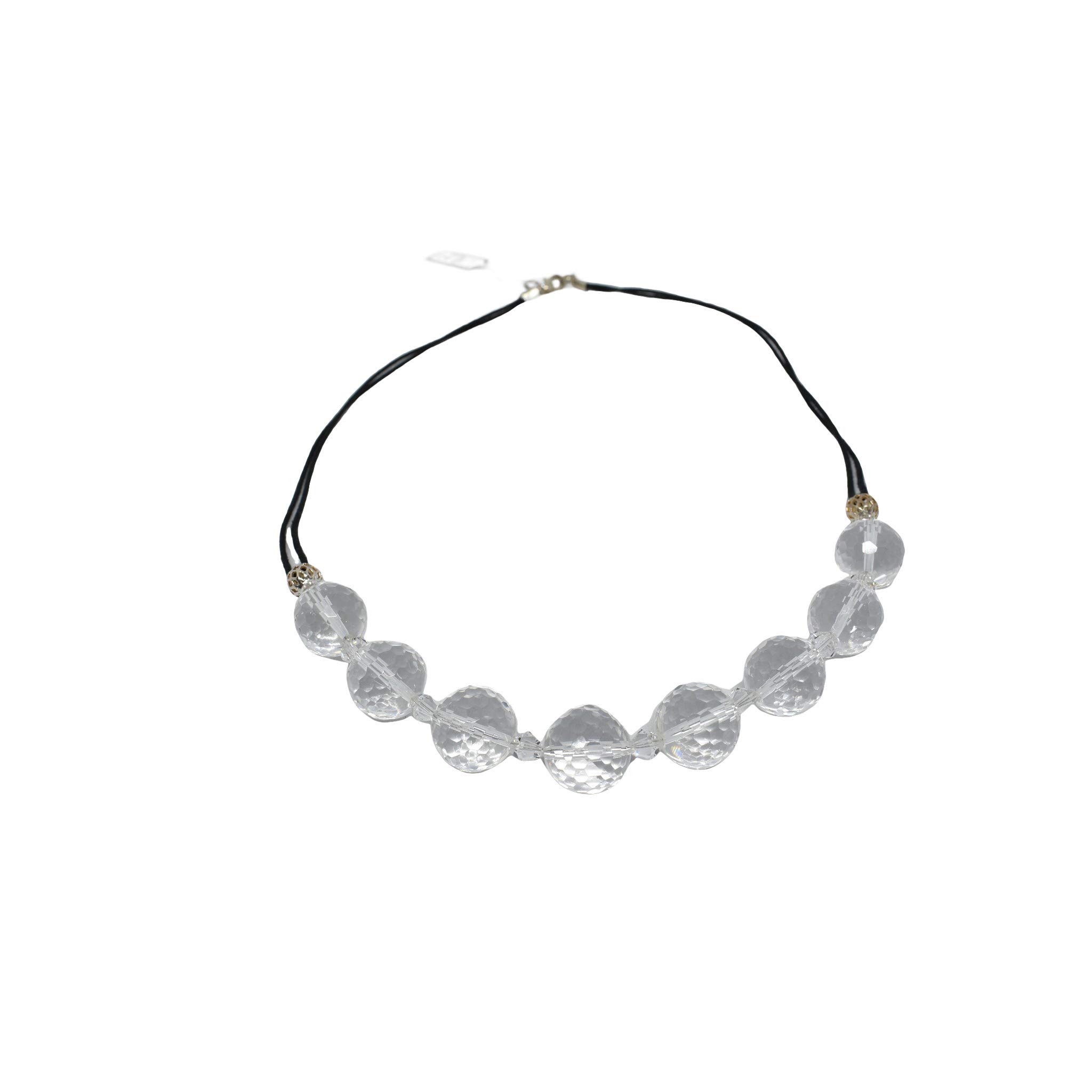 Natural Rock Crystal Necklace for Women - Healing Stone Jewelry with Positive Energy, Elegant Pendant for Meditation, Yoga & Spiritual Gifts