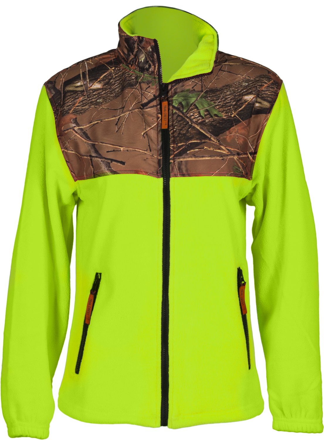 TrailCrest Kids Fleece Full Zip Windproof Jacket - Lightweight Warm Winter Outerwear for Boys & Girls - Perfect for Hiking, Camping & Outdoor Activities