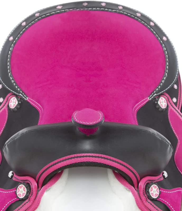 Premium Synthetic Western Horse Saddle 14