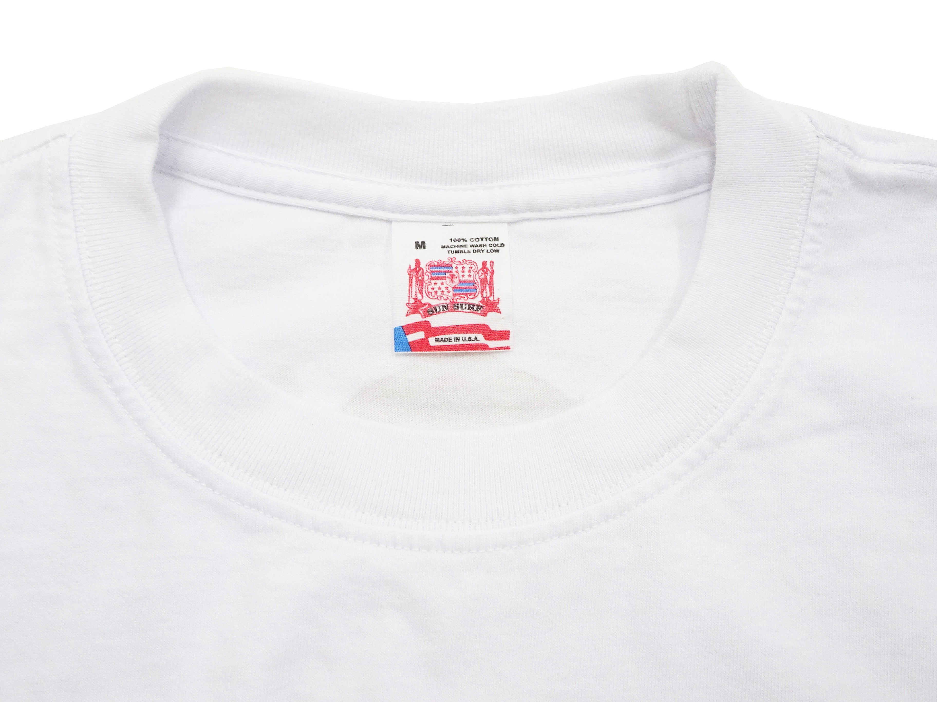 Men's Sun Surf T-Shirt with Mandala Graphic - Short Sleeve Hawaiian Style Tee SS79164 in White - Perfect for Beach Vacation, Summer Outfits & Casual Wear
