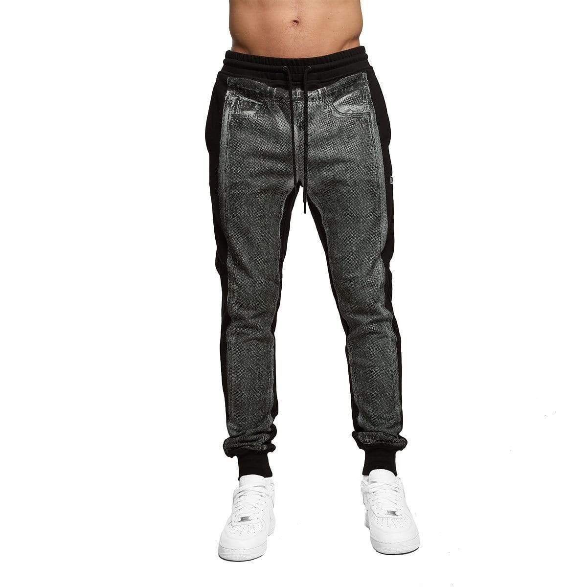 Stylish Denim Graphic Joggers for Men & Women - Trendy Casual Sweatpants with Unique Prints - Perfect for Lounge Wear, Gym, Running and Street Fashion