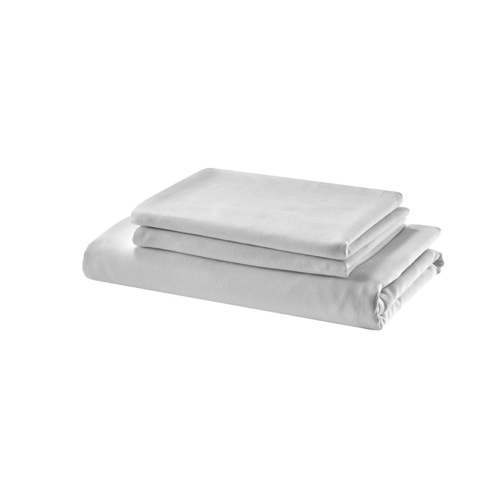 Premium 1200 Thread Count 100% Cotton Bed Sheet Set - Queen Size, White - Ultra Soft & Breathable for a Comfortable Night's Sleep - Perfect for Master Bedrooms, Guest Rooms & Hotels