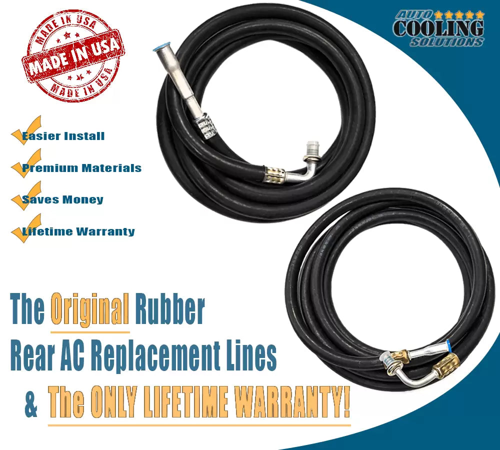 1995-2014 Ford E-Series Econoline Rear AC Line Replacement Kit - Durable Air Conditioning System for Van & RV Cooling
