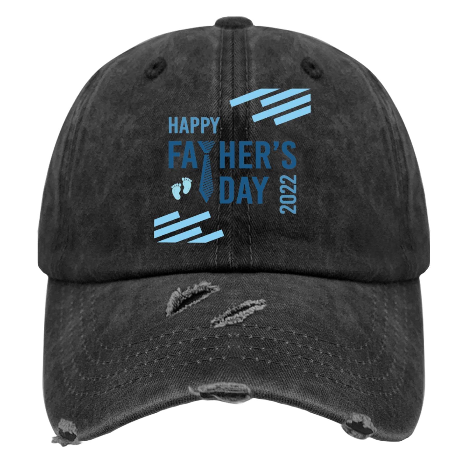 Funny Washed Denim Adjustable Baseball Cap - Best New Dad Gift for 2022 | Trendy Dad Hat for Women & Men | Perfect for Father's Day, Birthday & Casual Outings