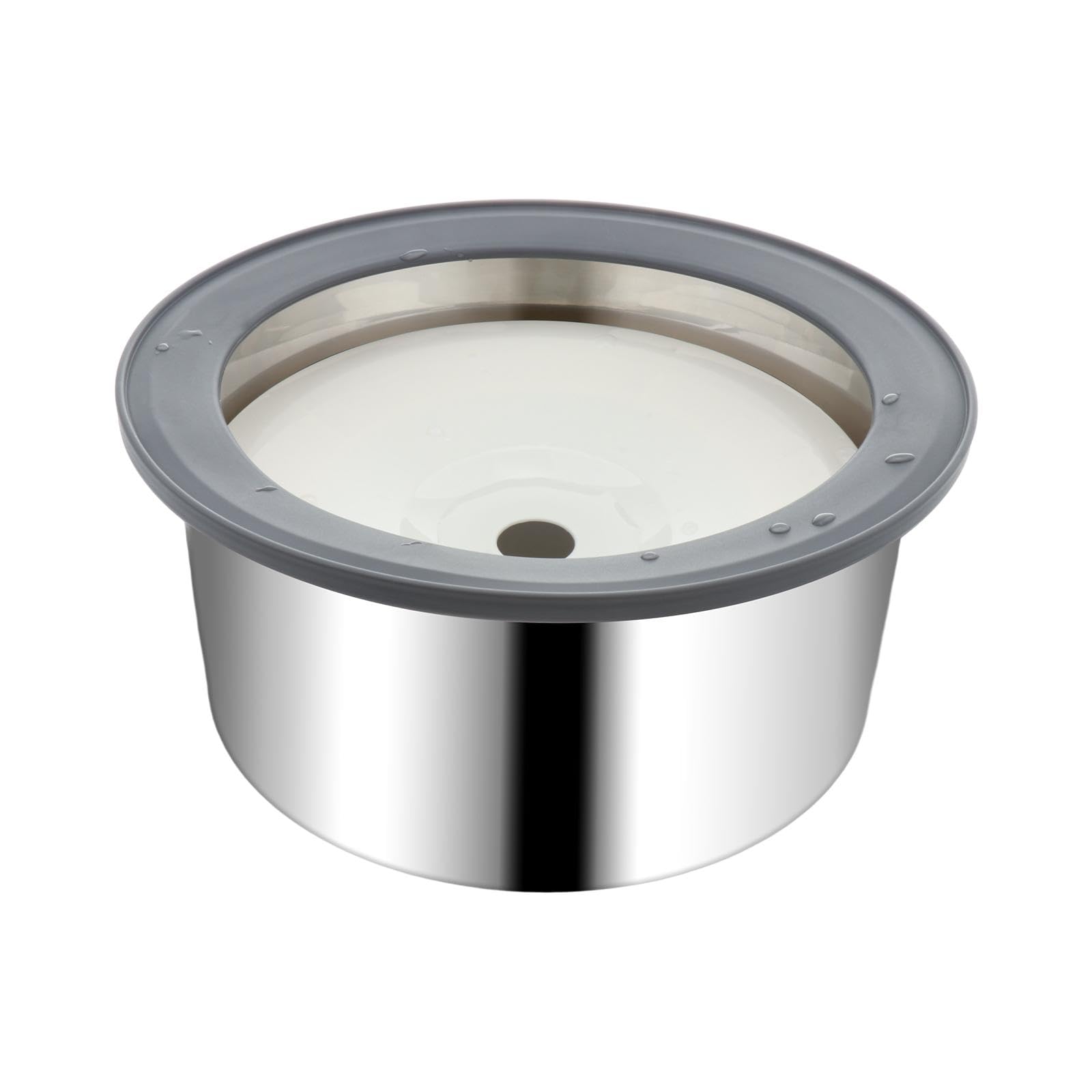 Non-Slip Slow Feeder Dog Bowl for Medium & Large Dogs - Spill-Proof Pet Water & Food Dish for Puppies, Kittens & Adult Pets | Perfect for Indoor, Outdoor & Travel Use